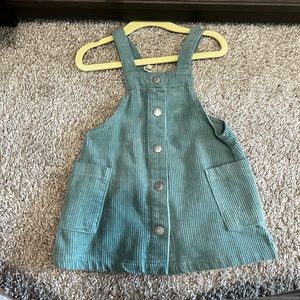 Corduroy jumper dress